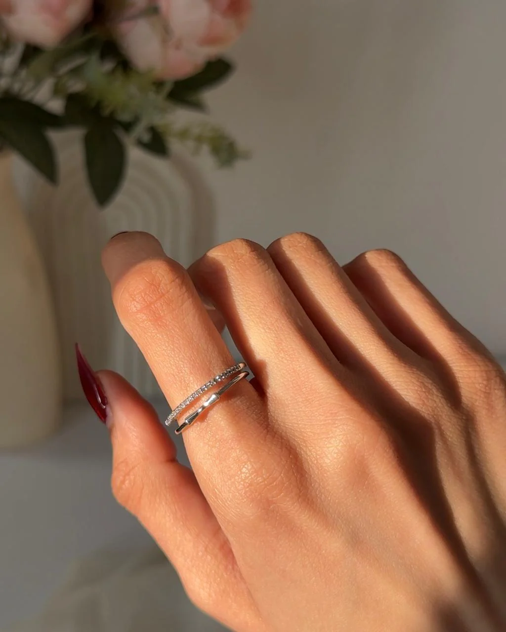 Dainty Fantasy Bow Ring - Image 2
