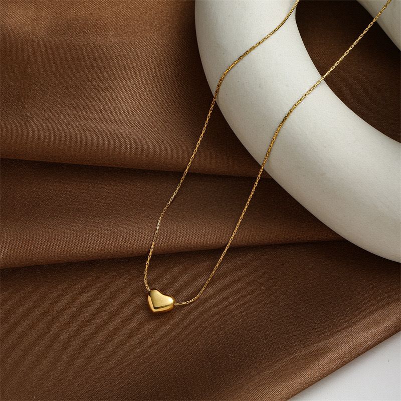 Dainty Heart Necklace - Image 3