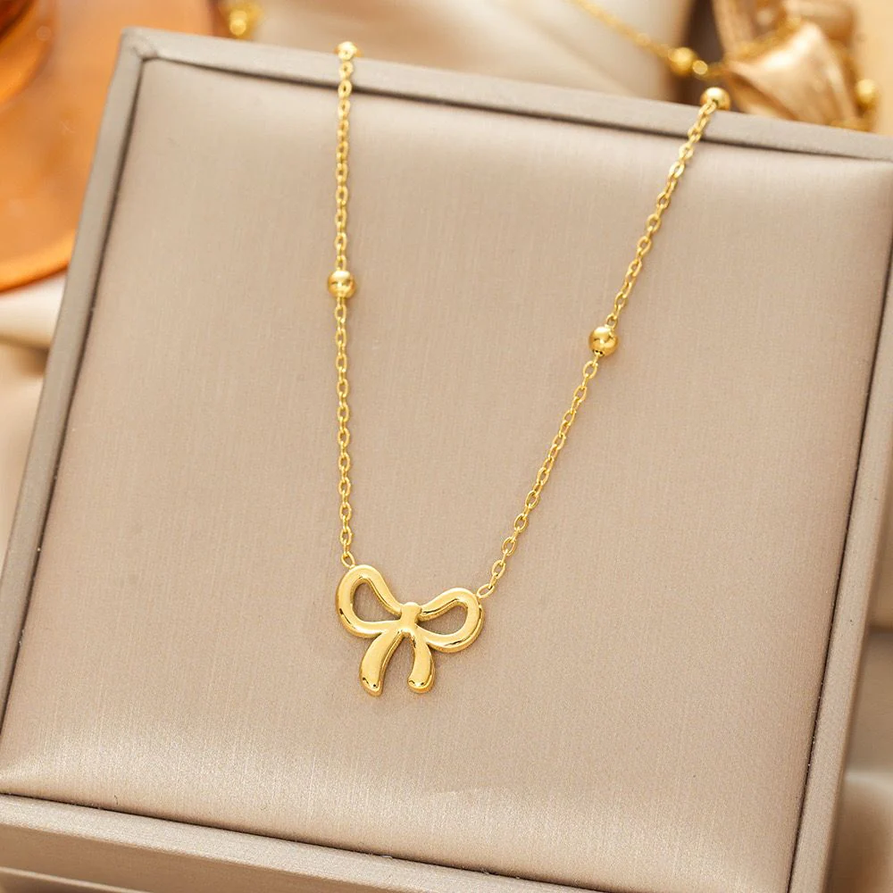 Cute Bow Necklace - Image 6