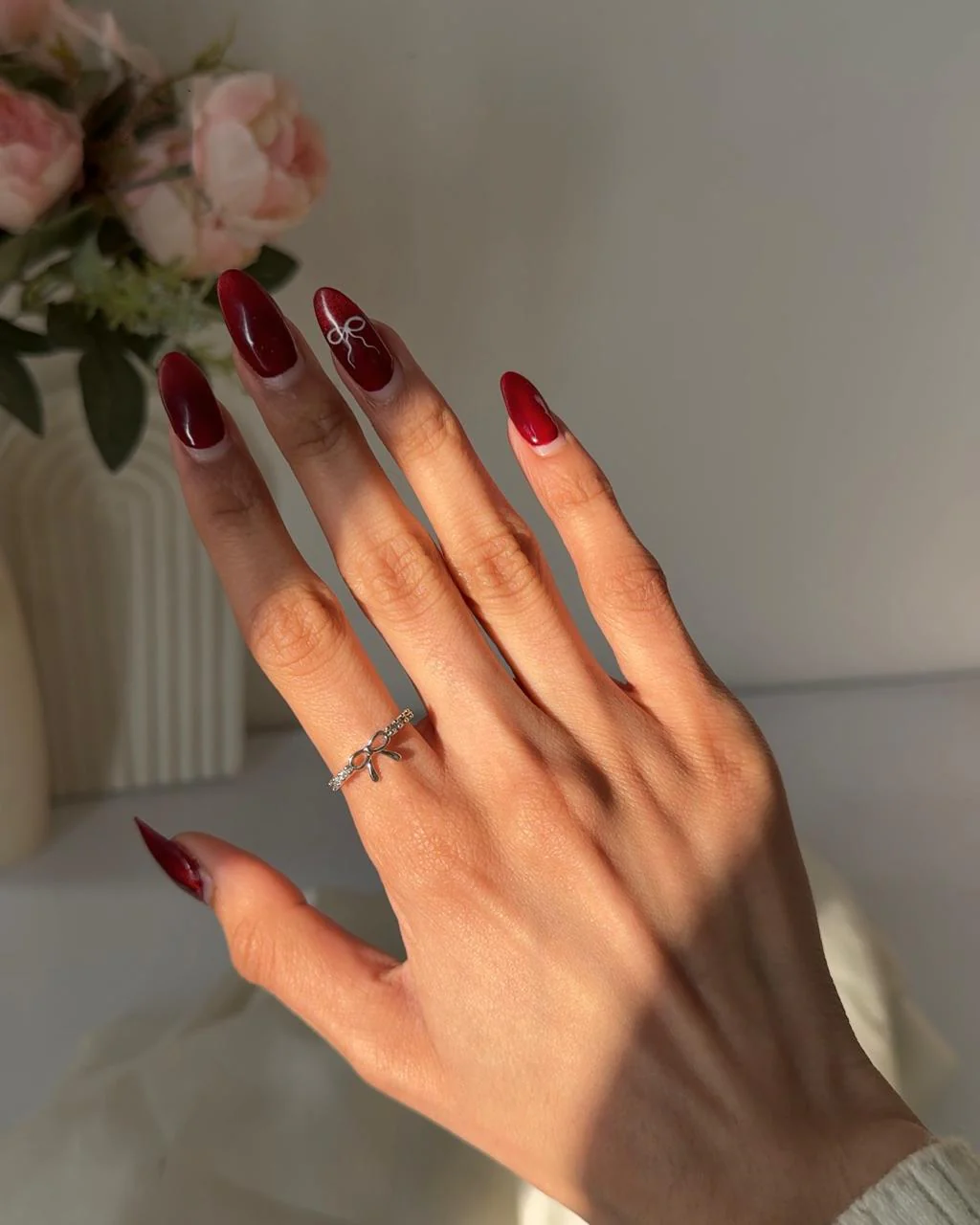 Dainty-promise Bow Ring - Image 2