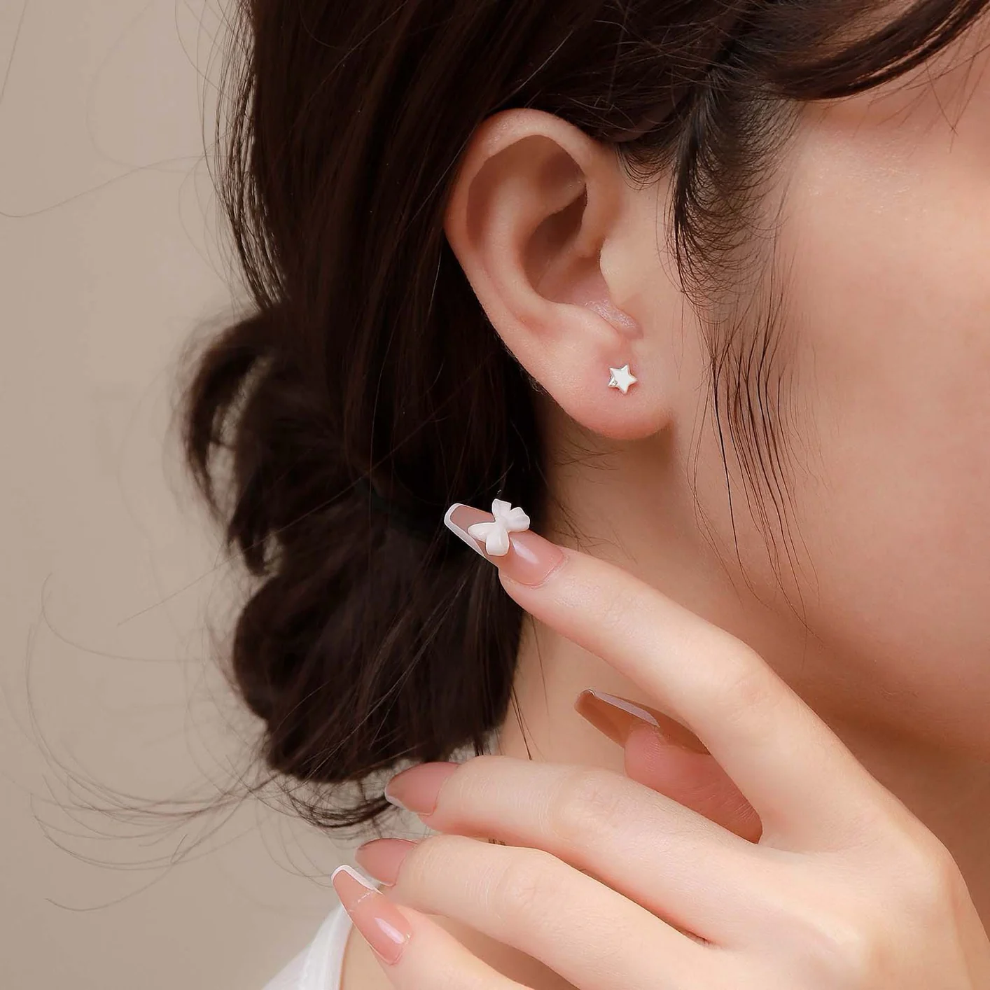 Dainty Starlet Stud Earrings - Image 3