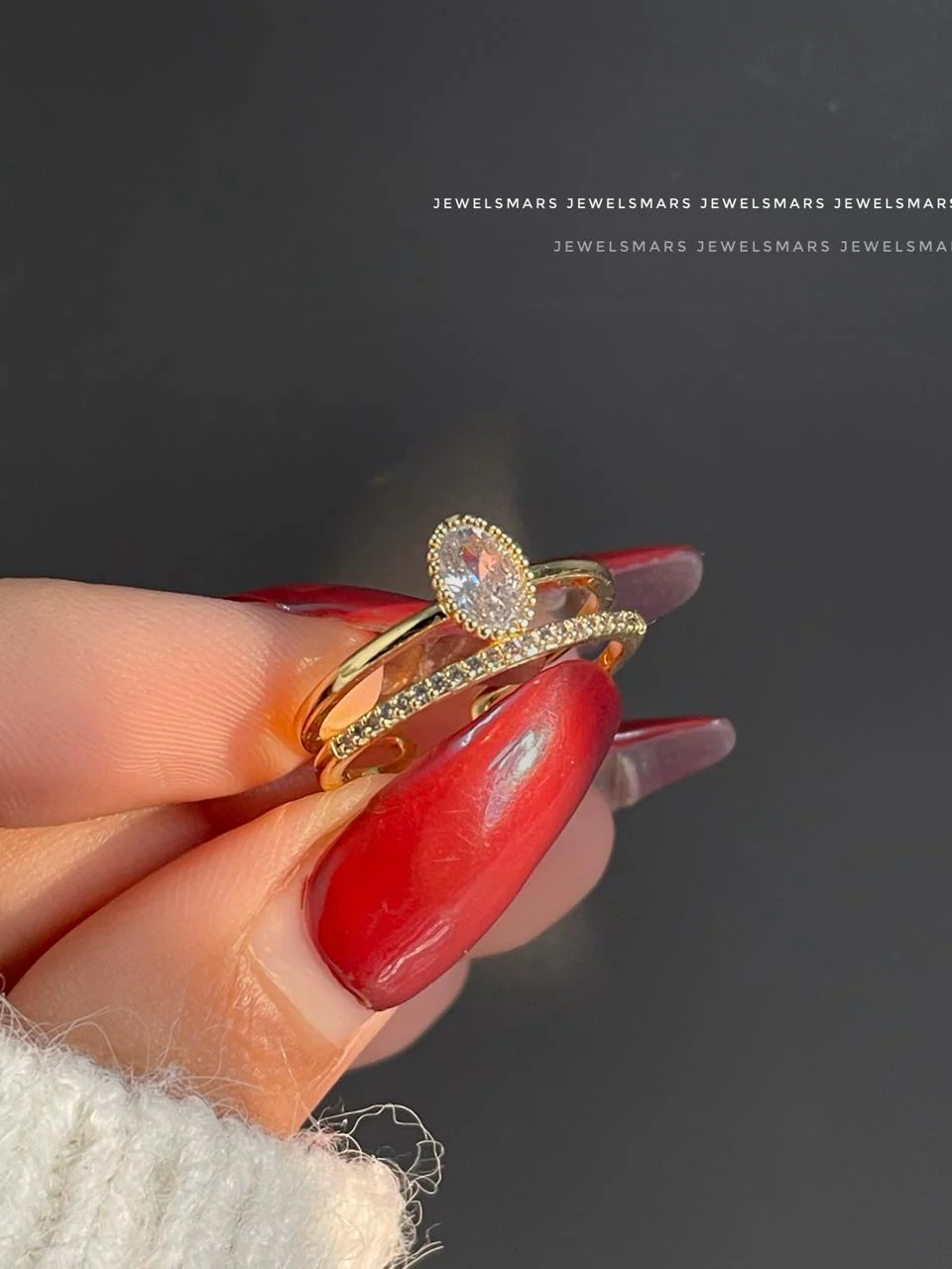 Darla Layered Ring - golden