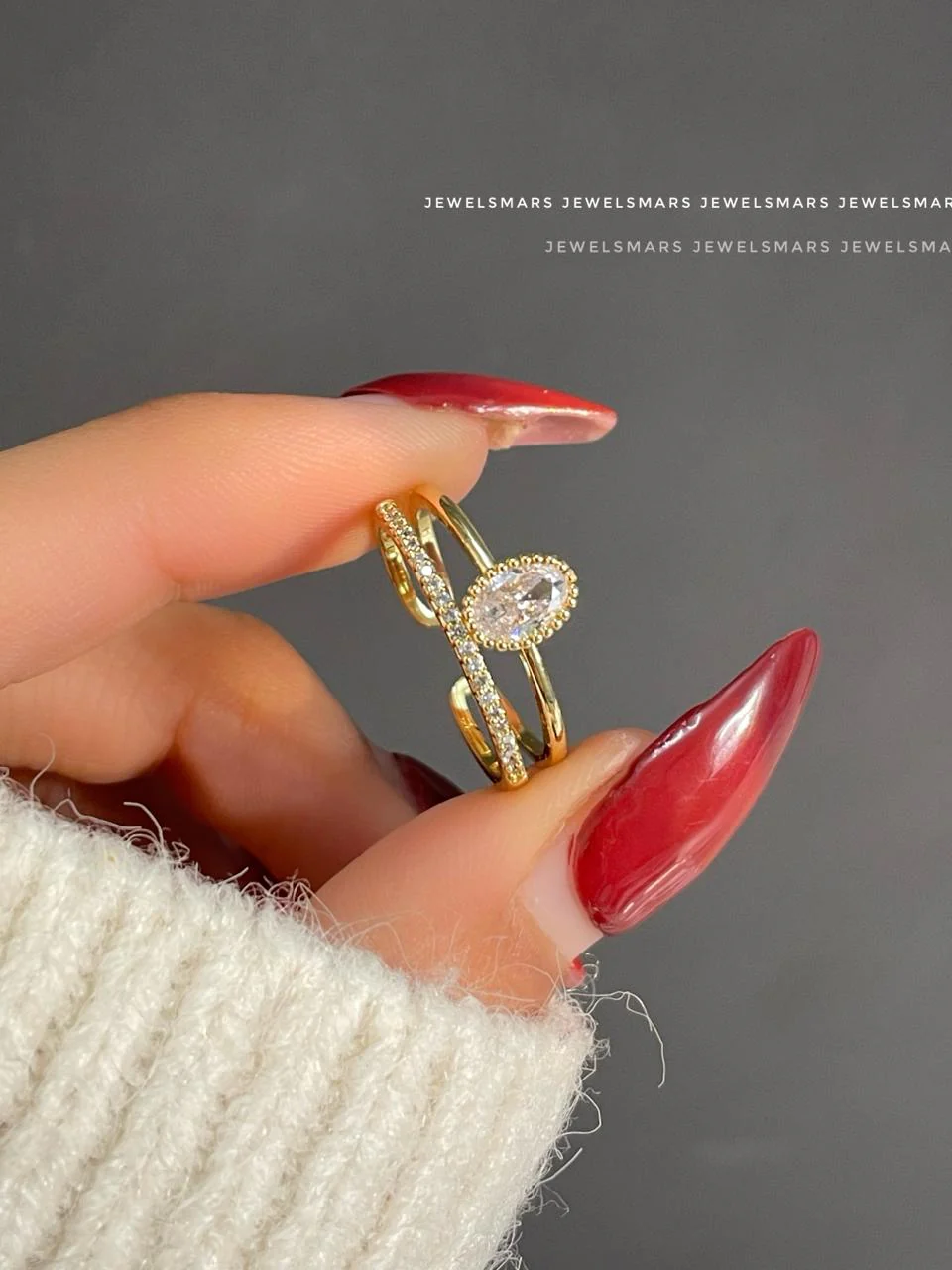 Darla Layered Ring - golden - Image 2