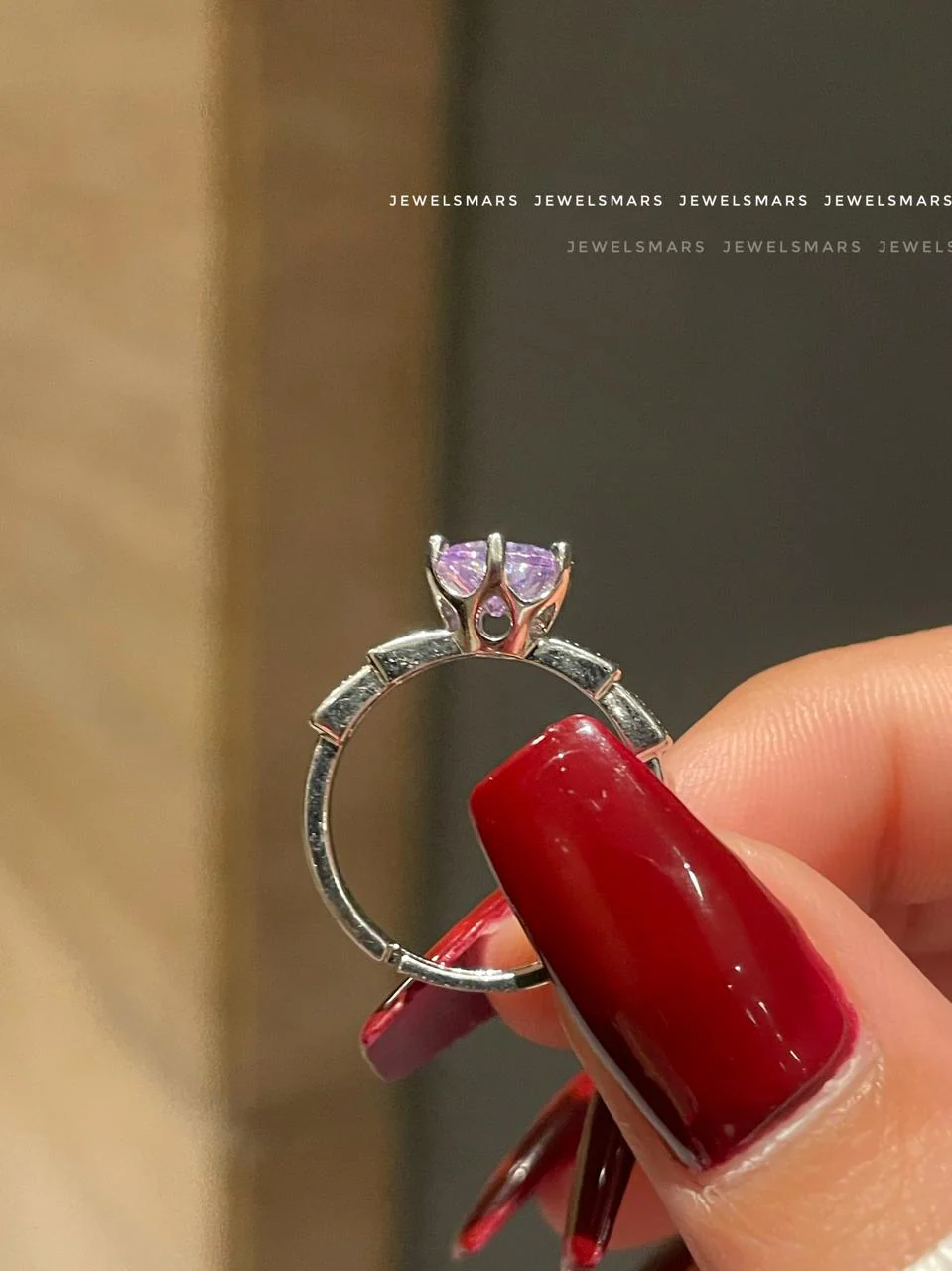 Darla promise Ring- purple - Image 3