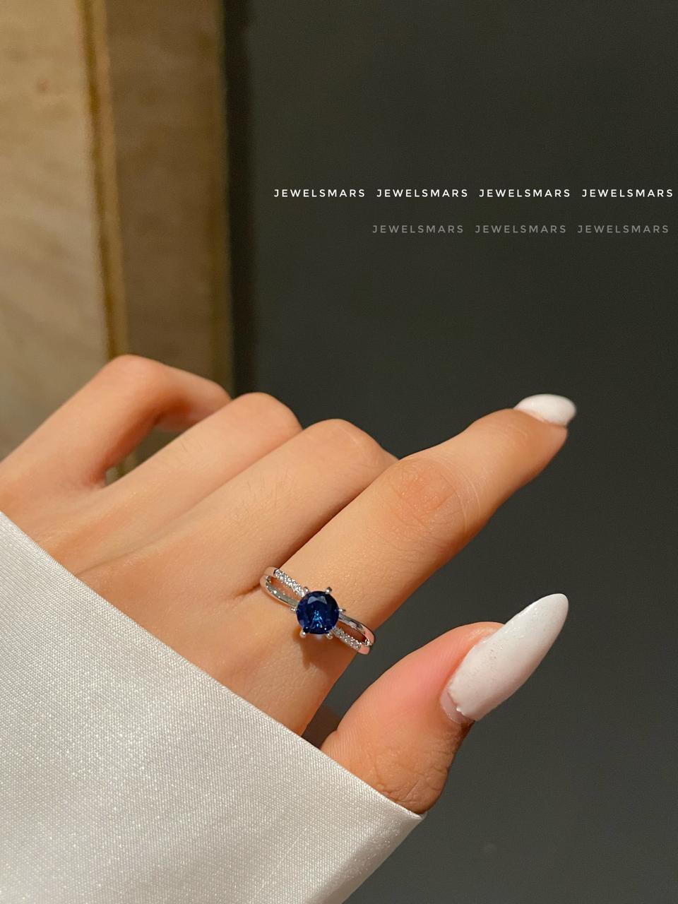 Darla Ring - royal blue - Image 2