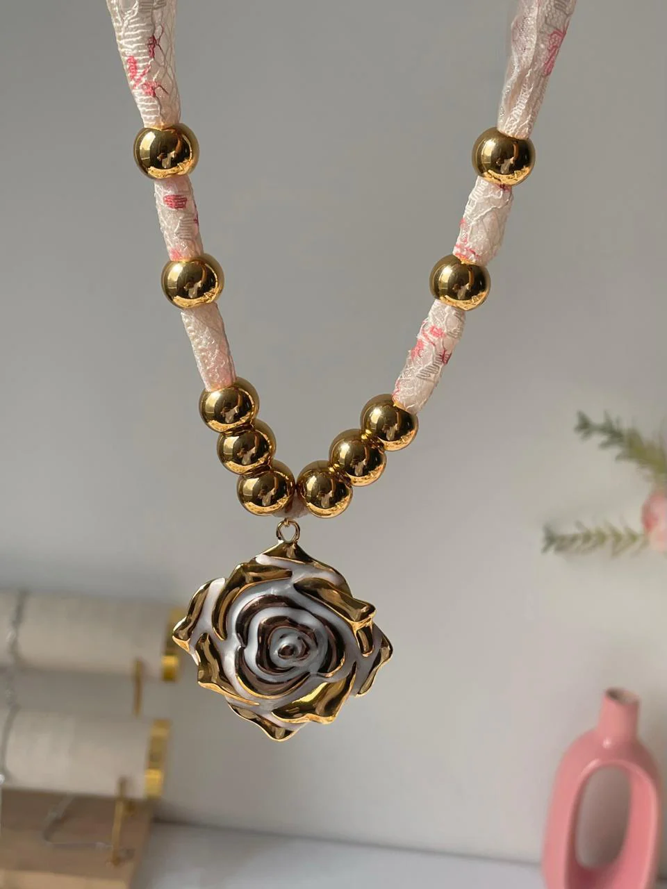 Dearest Flora Ribbon Necklace - Image 2