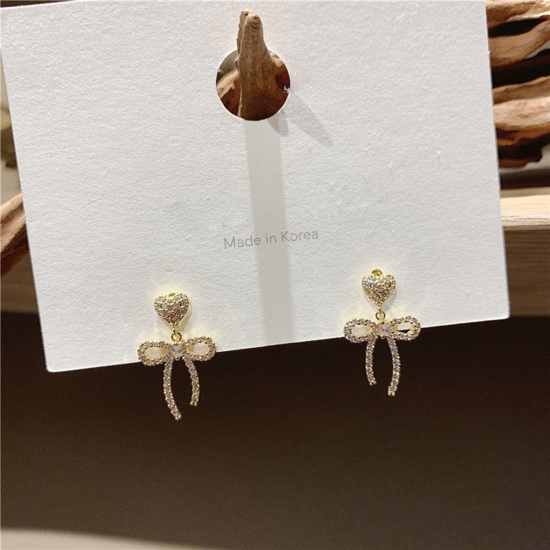 My Lil Bow Drop Earrings - Image 2