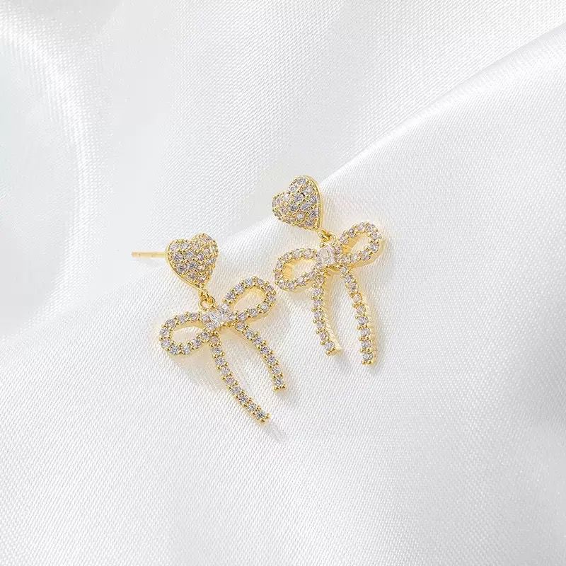 My Lil Bow Drop Earrings - Image 3