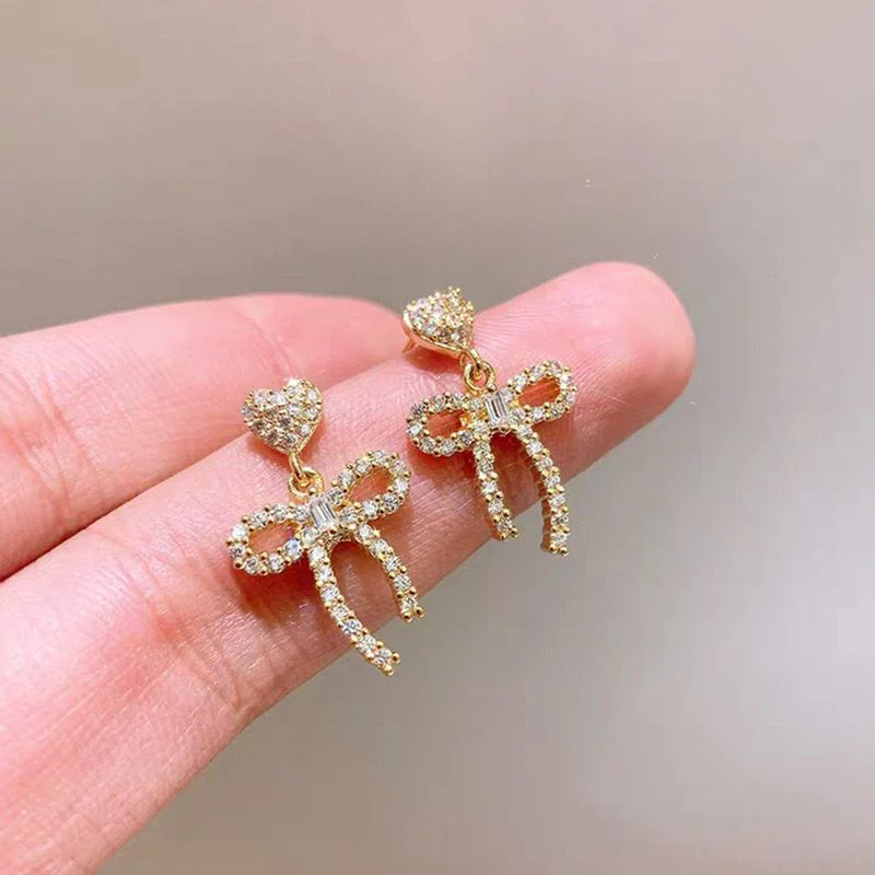 My Lil Bow Drop Earrings - Image 5