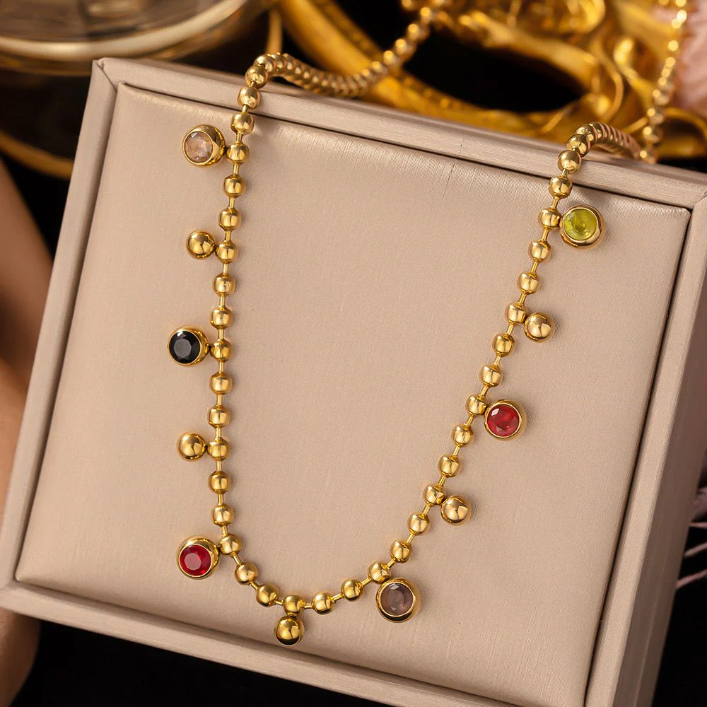 Dewdrop Gems Necklace - Image 4