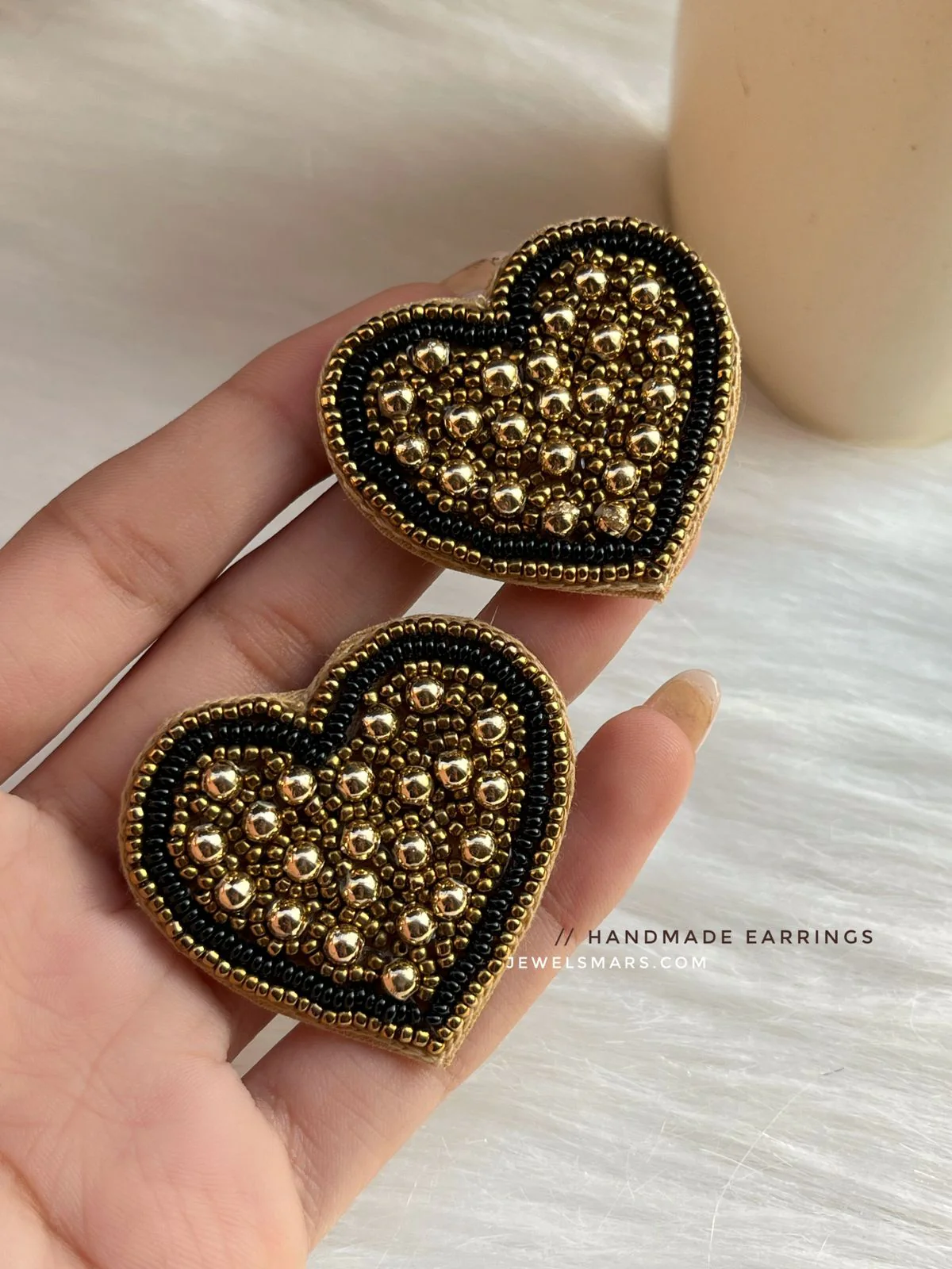 Dil Se- beaded handmade earrings - Image 2