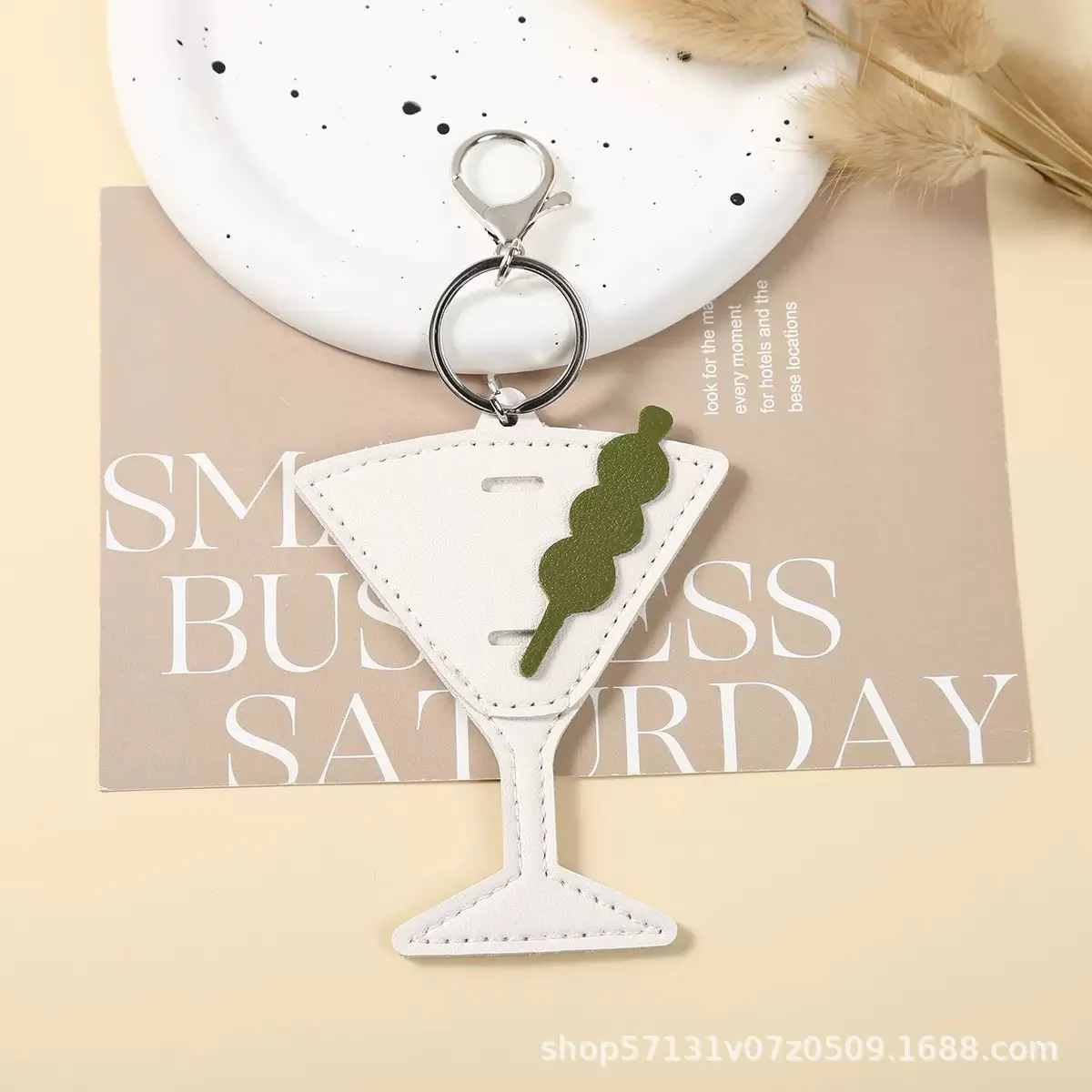 Dirty Martini Leatherette Bag Charm