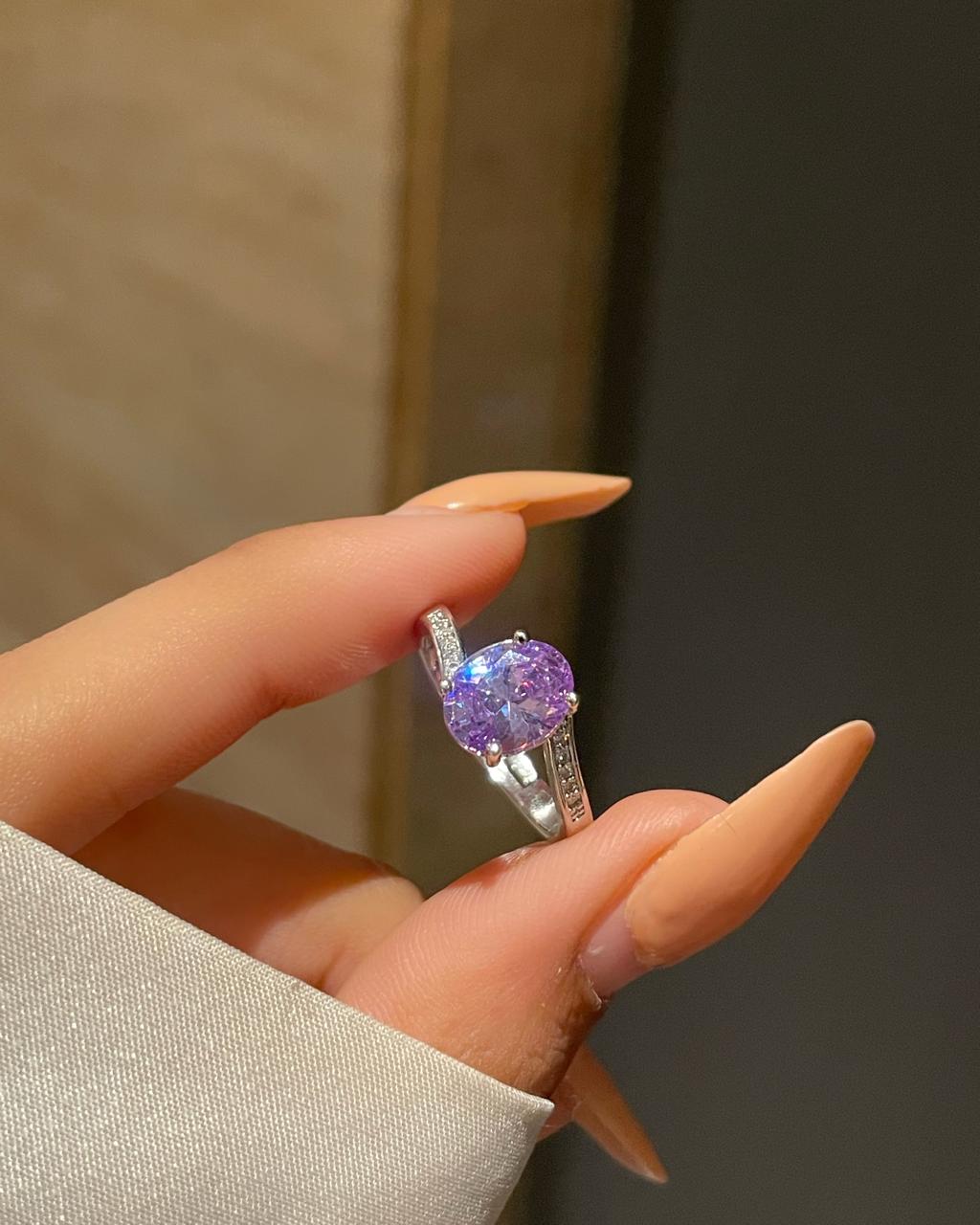 Diva Ring- purple - Image 2