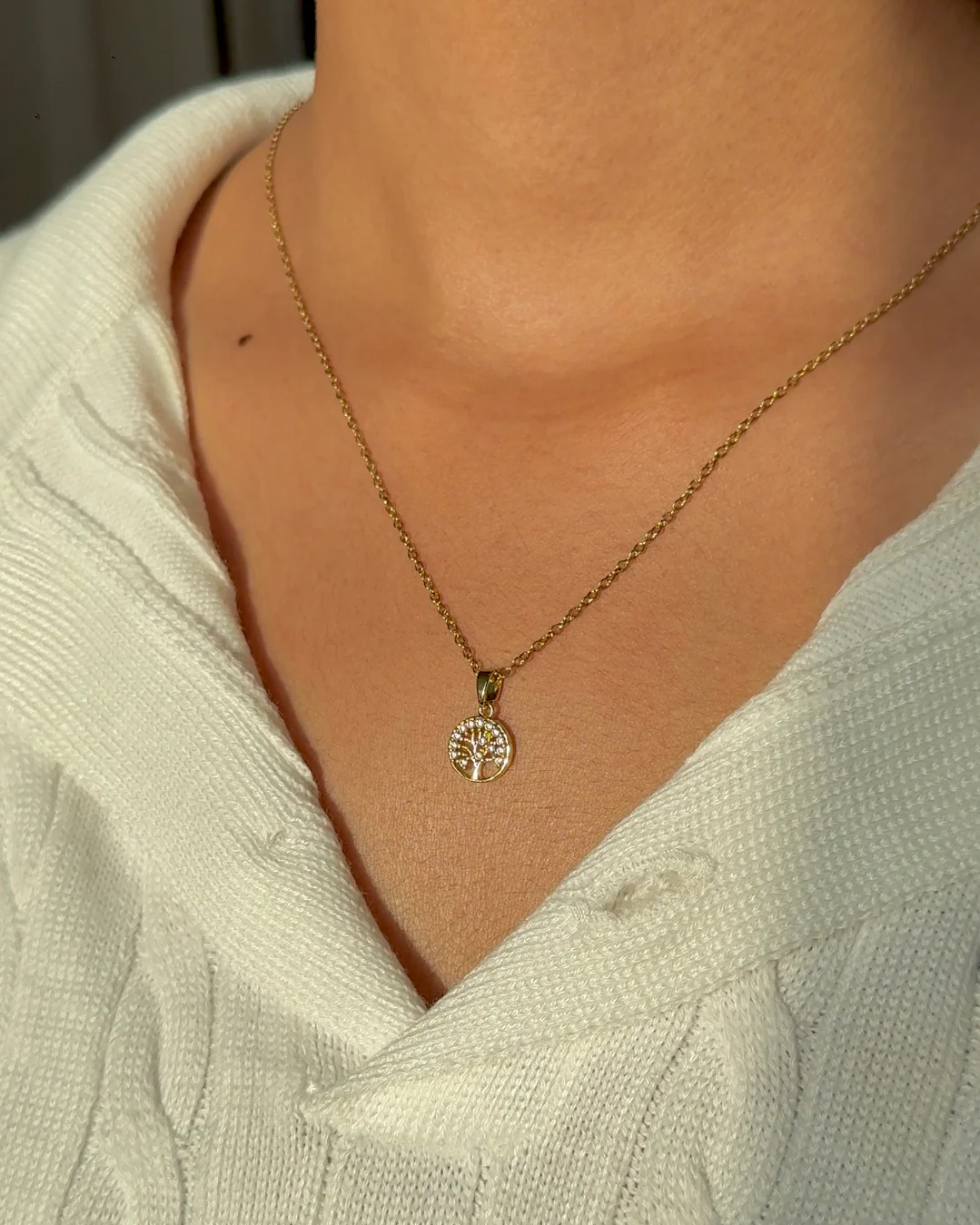 Minimal Divine Tree Necklace
