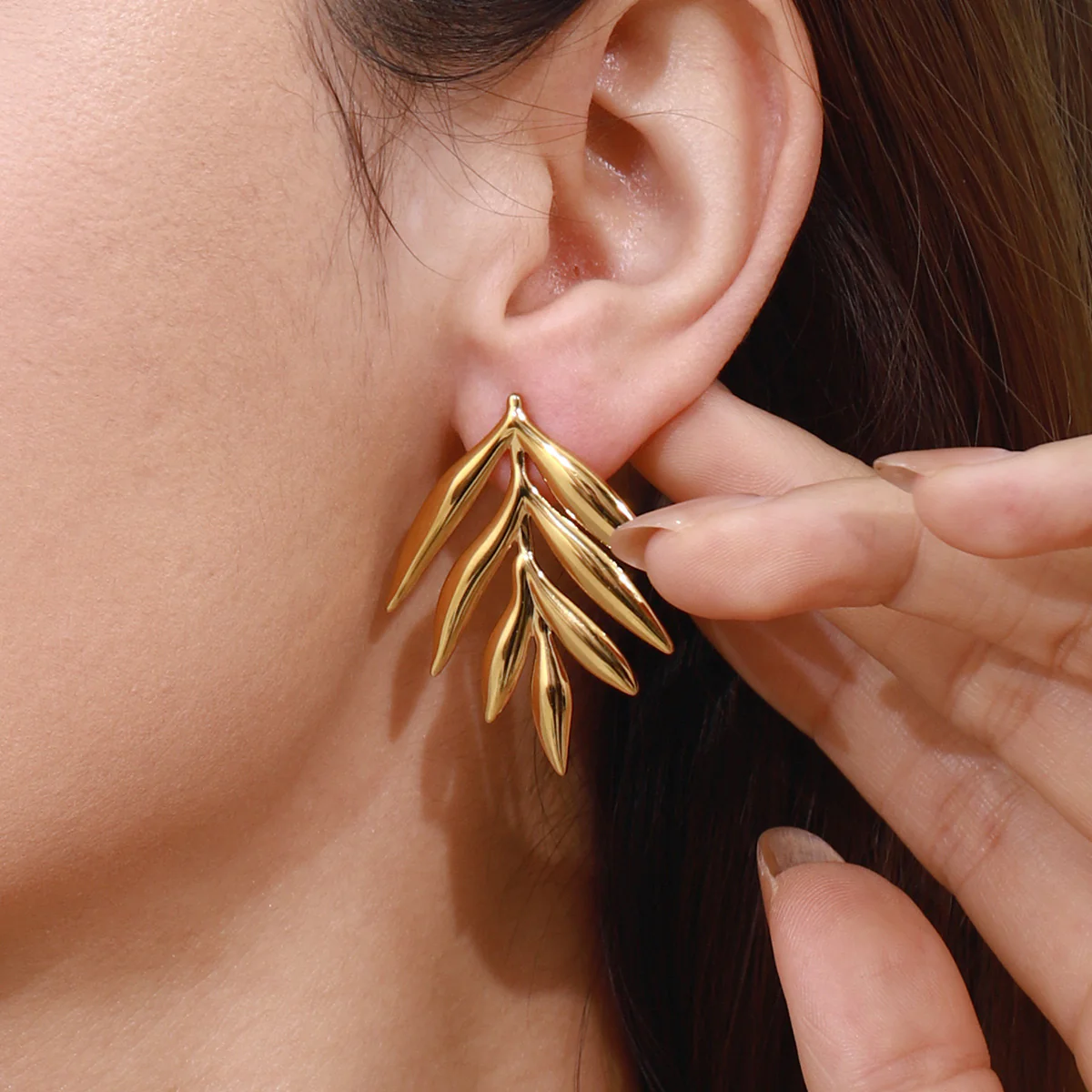 Don’t leaf me! Earrings - Image 4