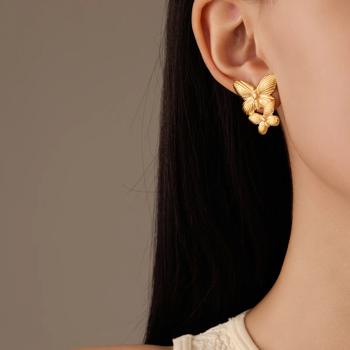 Double the Flutter Earrings - Image 4