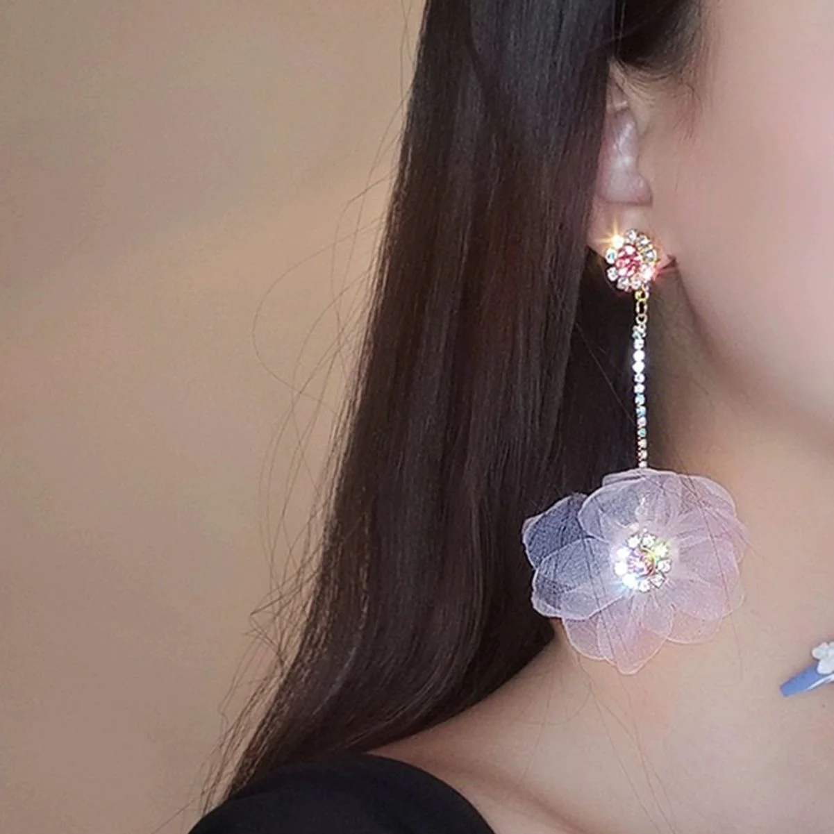 Dreamgirl Floral Earrings - Image 2