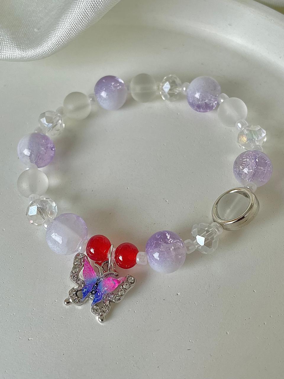 Dreamy Butterfly Bracelet- purple