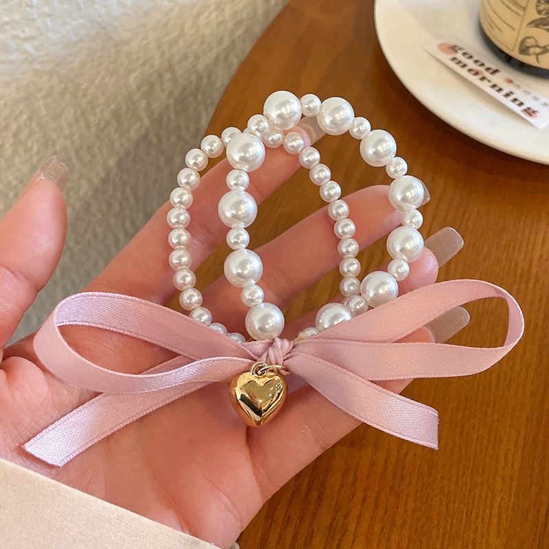 Dreamy Double Layered Pearl Hair Tie
