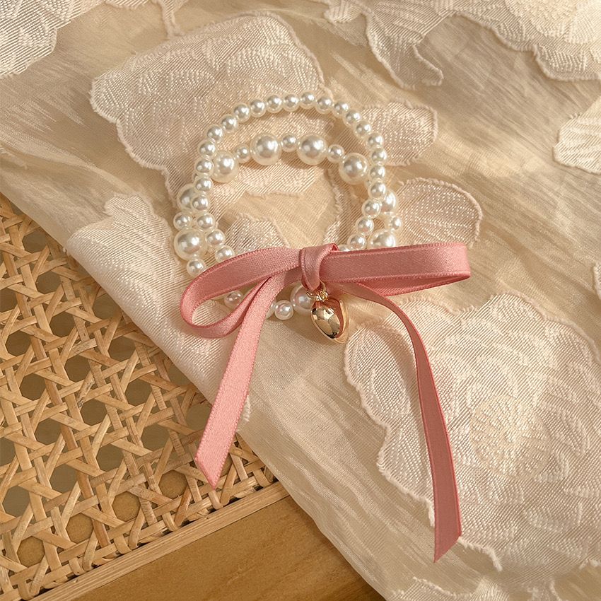 Dreamy Double Layered Pearl Hair Tie - Image 4