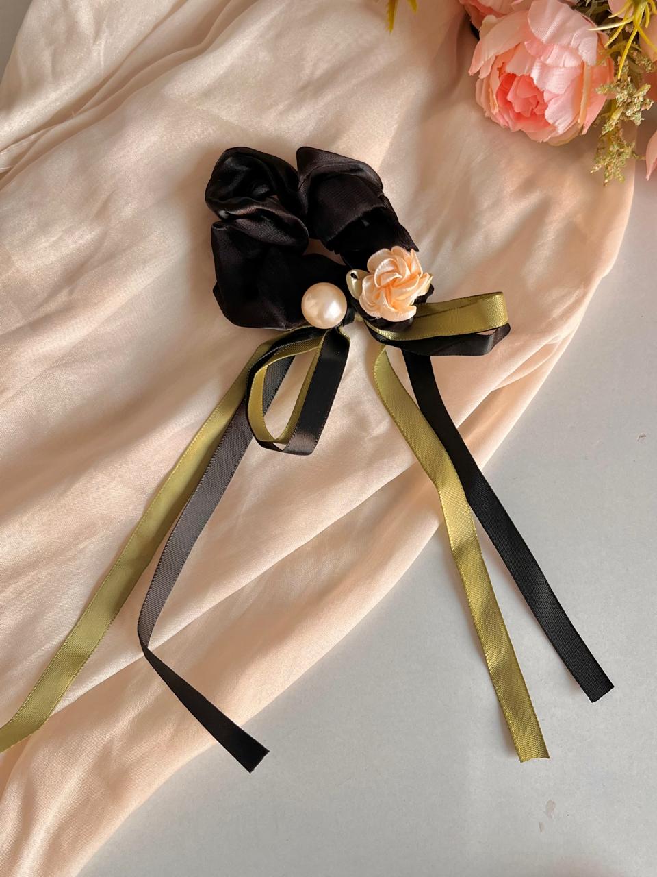 Dreamy Floral Bow Hairties - Image 4