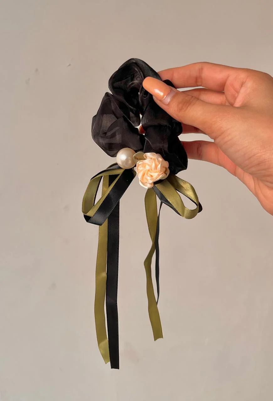 Dreamy Floral Bow Hairties - Image 5