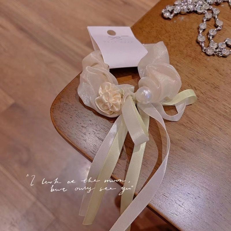 Dreamy Floral Bow Hairties - Image 8