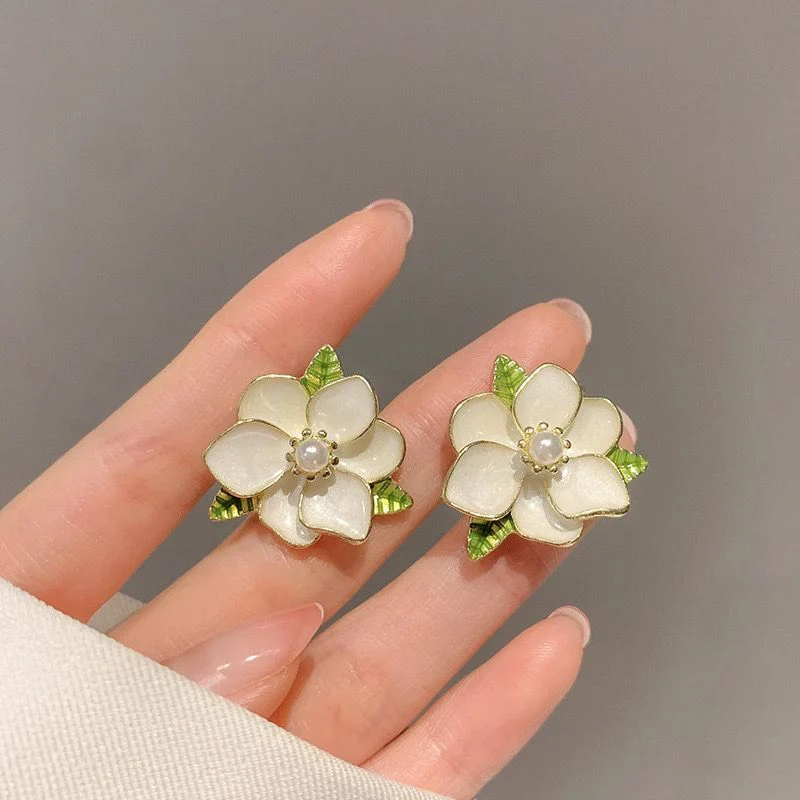 Dreamy Floral Fantasy Earrings - Image 2