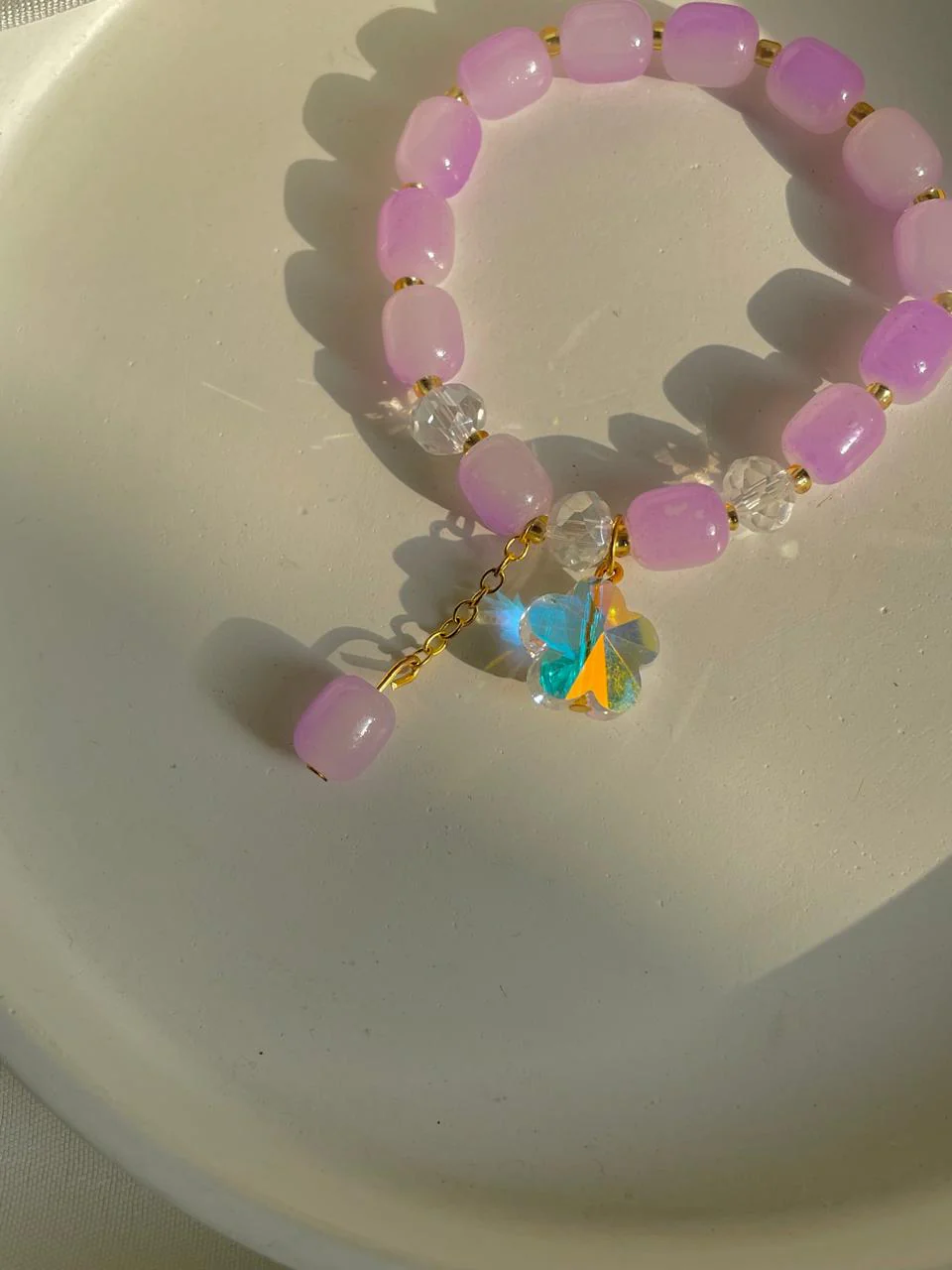 Dreamy Flower Bracelet- purple
