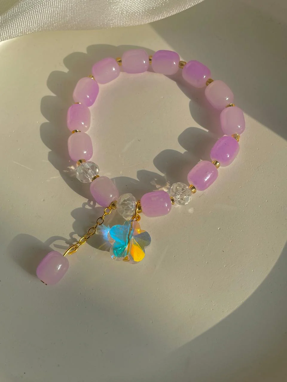 Dreamy Flower Bracelet- purple - Image 2