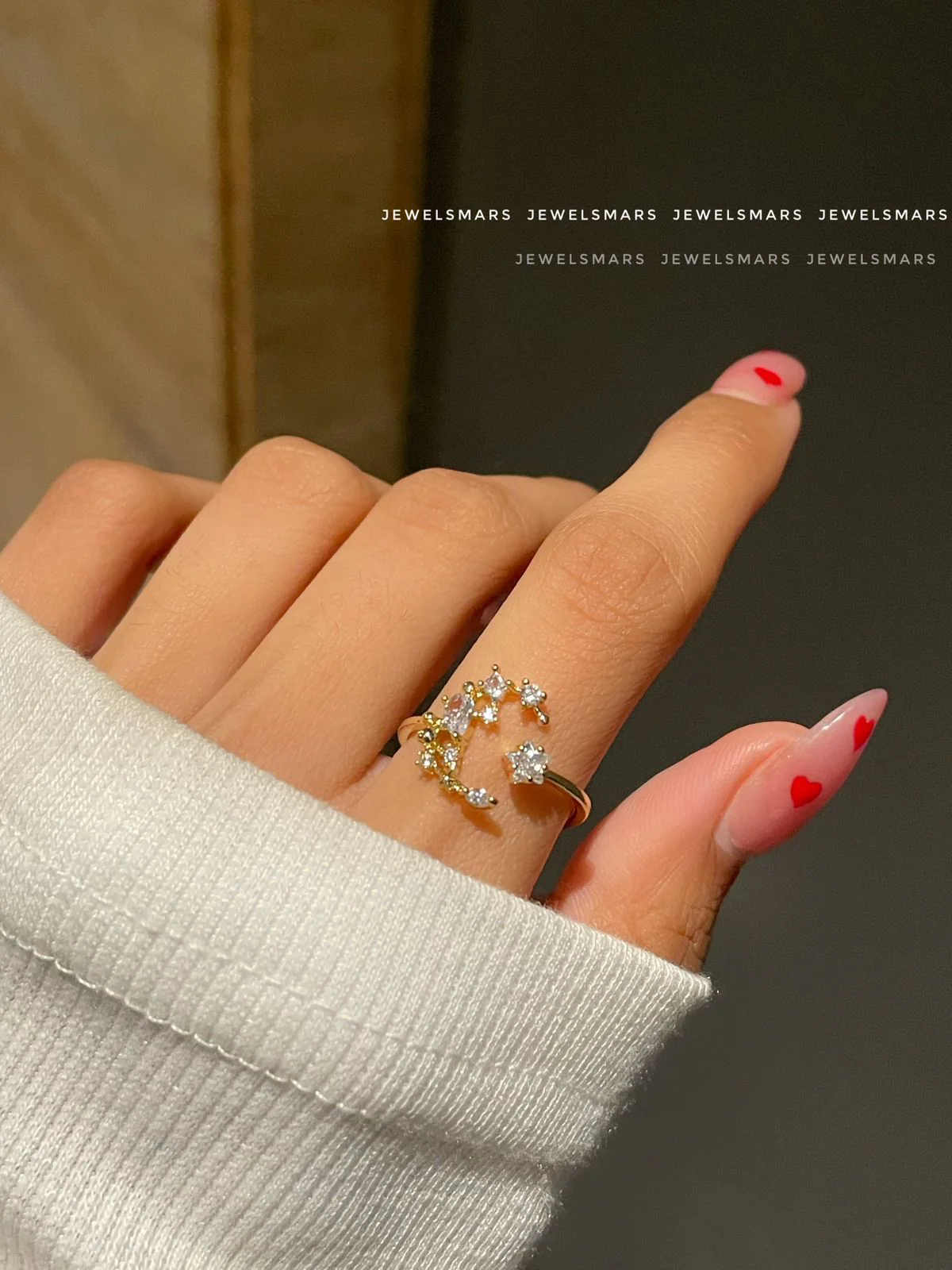 Dreamy Moon Star Ring - Image 2