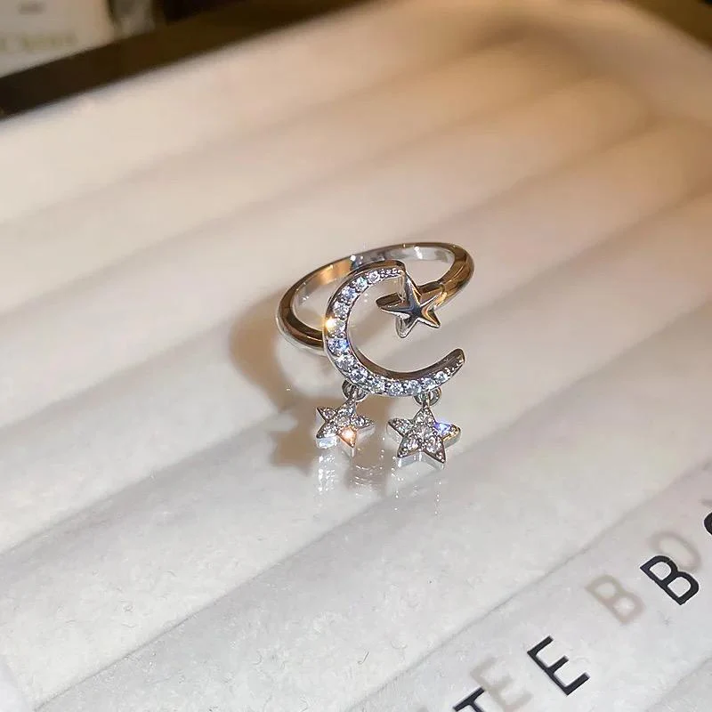 Dreamy Moon Star Ring - Image 3