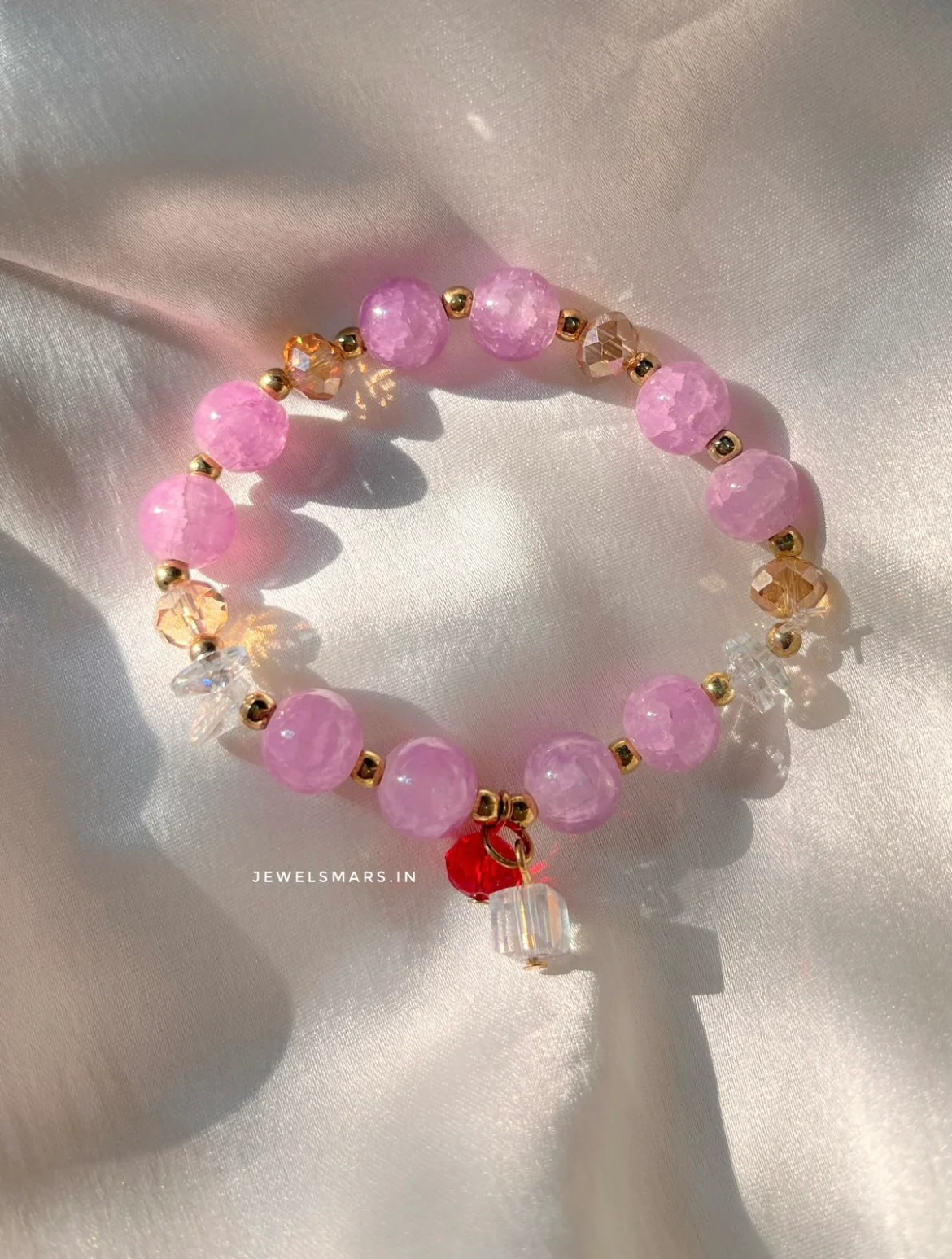 Dreamy Purple Beads Bracelet