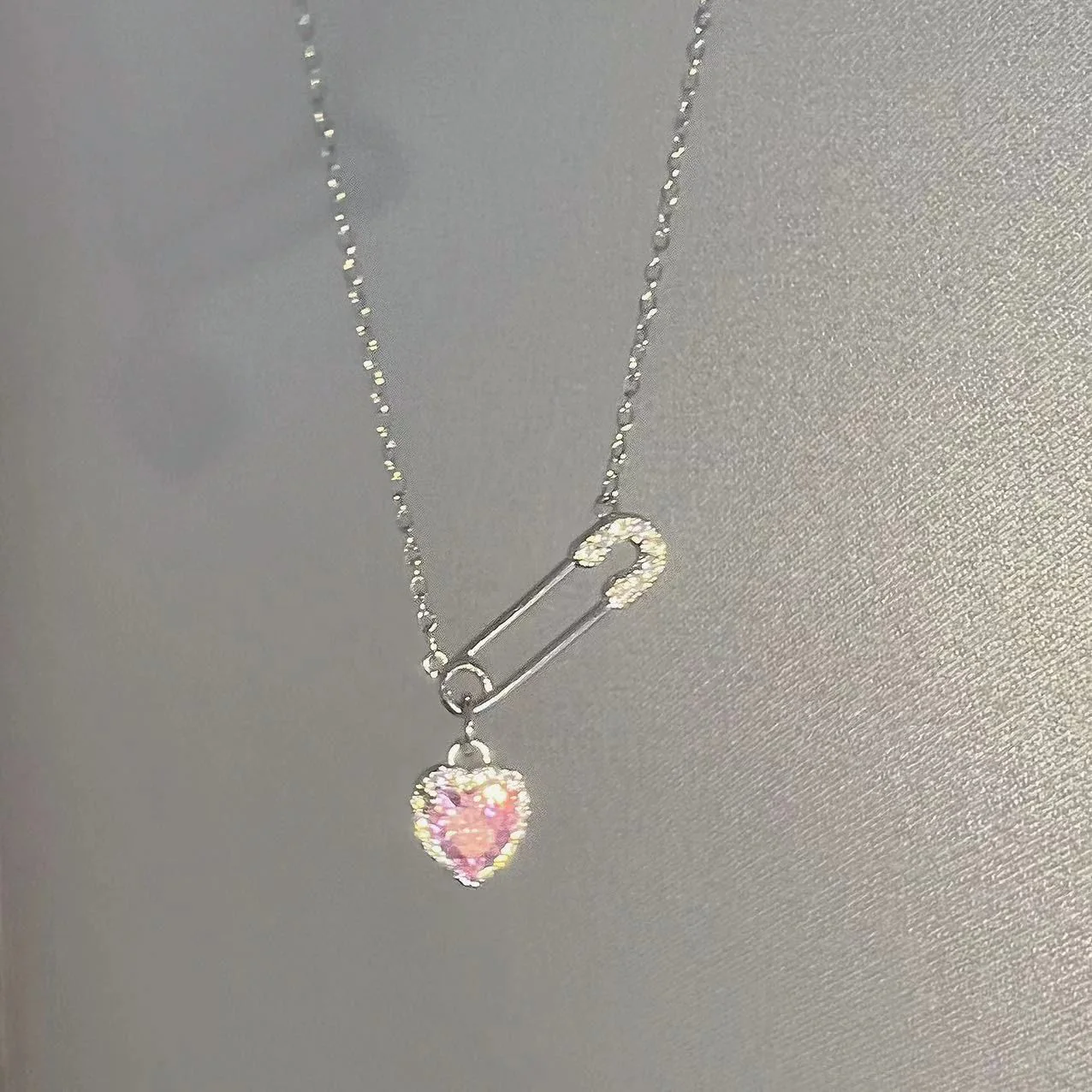 Dreamy Safety Heart Necklace - Image 5