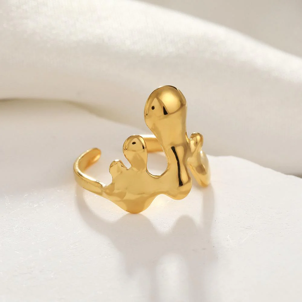 Drizzle of Gold Ring - Image 4
