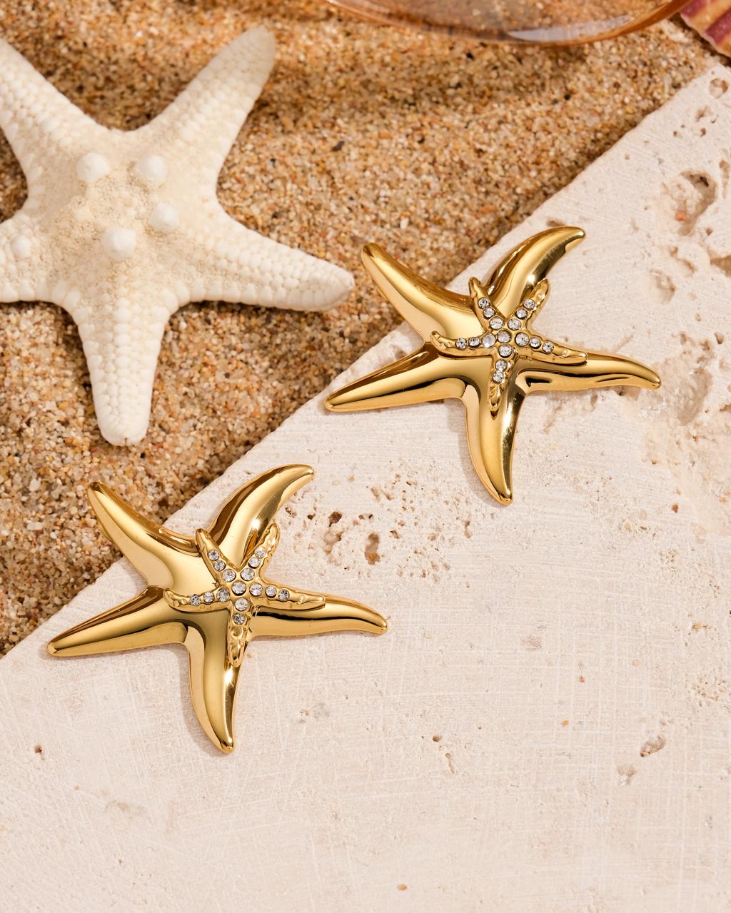 Echos of Starfish! Earrings - Image 3
