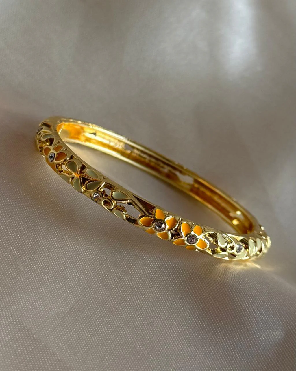 Edith Vintage Enamel Bangle
