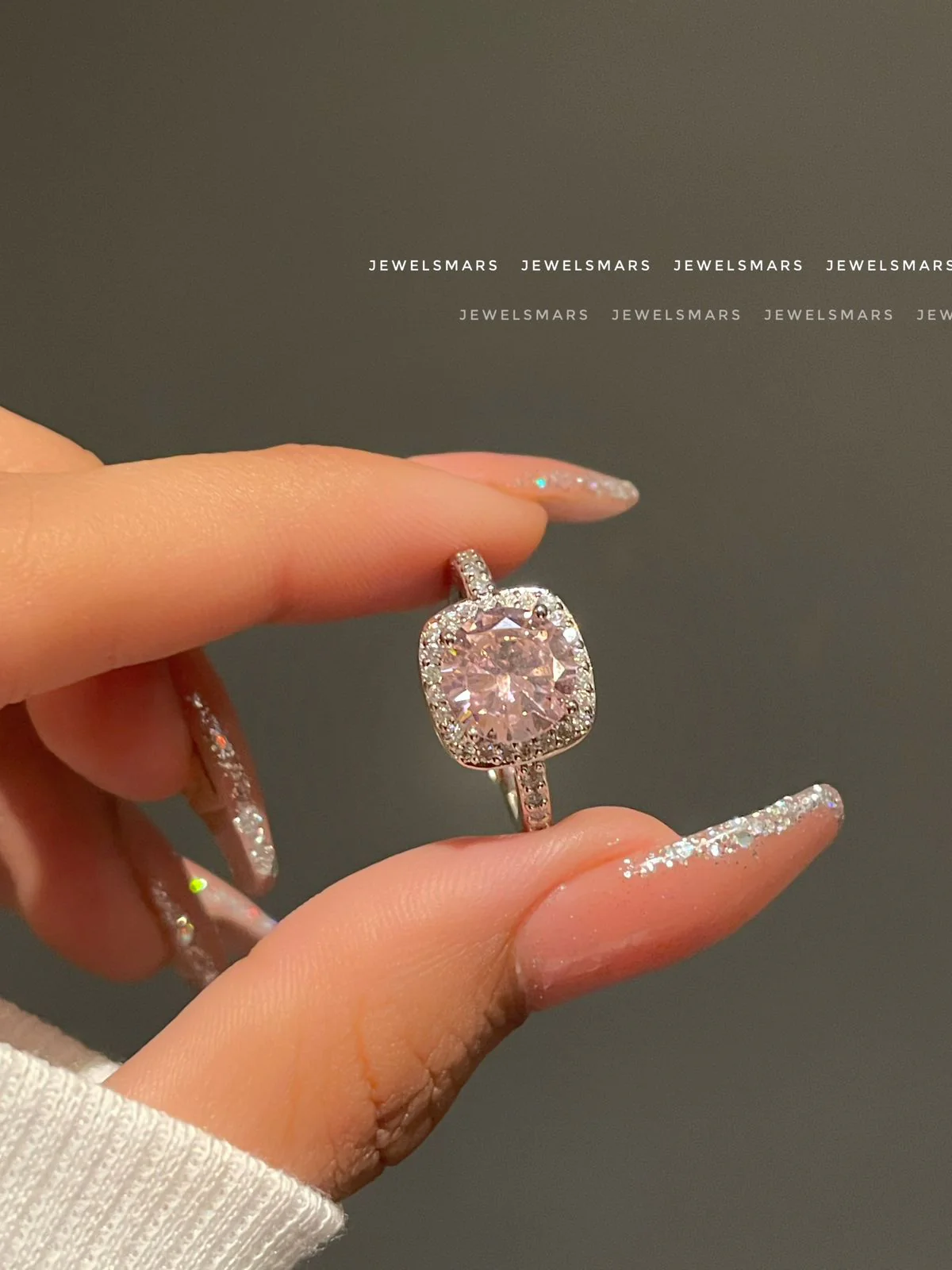 Edwina Promise Ring - pink