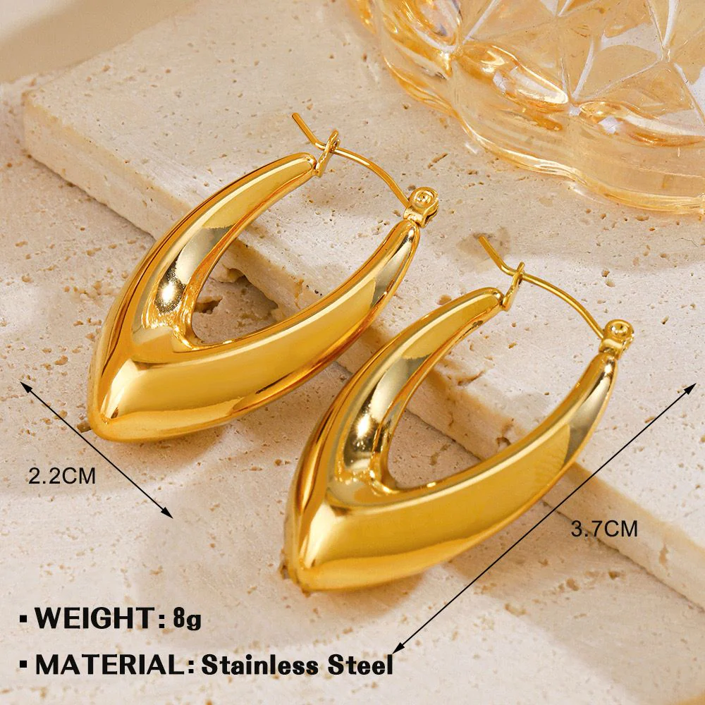 Effortless Essential Gold Earrings - Image 2
