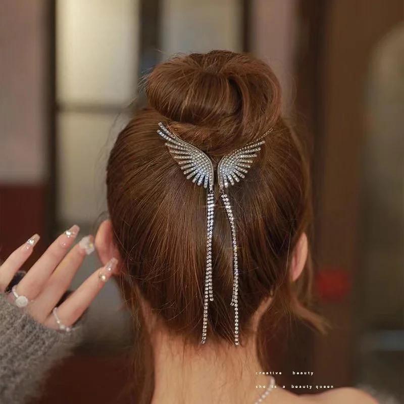 Elegant Butterfly Bun Hair Clip - Image 3