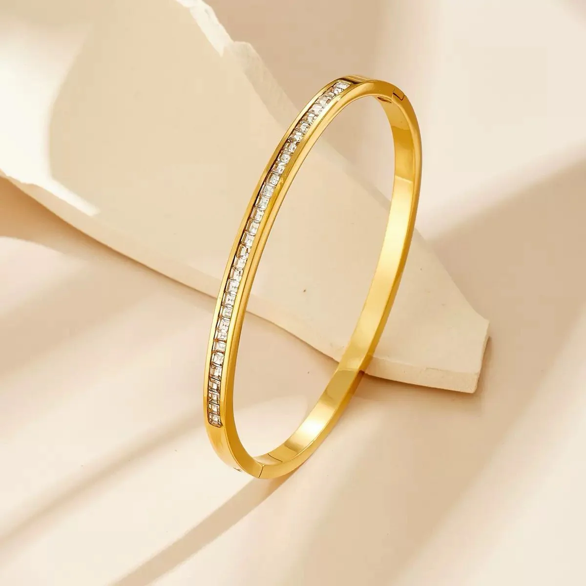 Elise Rhinestone Studded Bracelet - Image 2