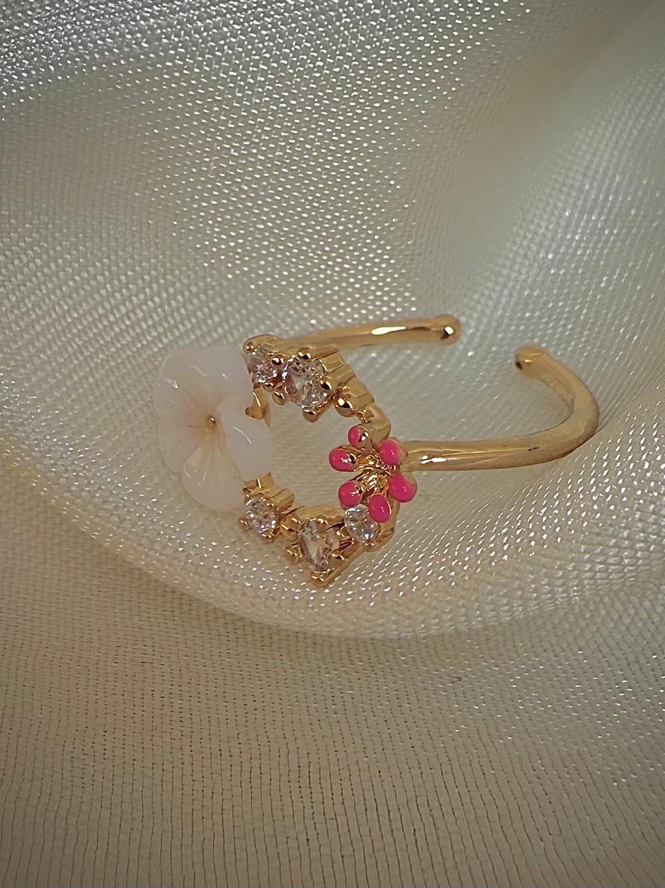 Elysian Dreamweave Flower Ring - Image 2
