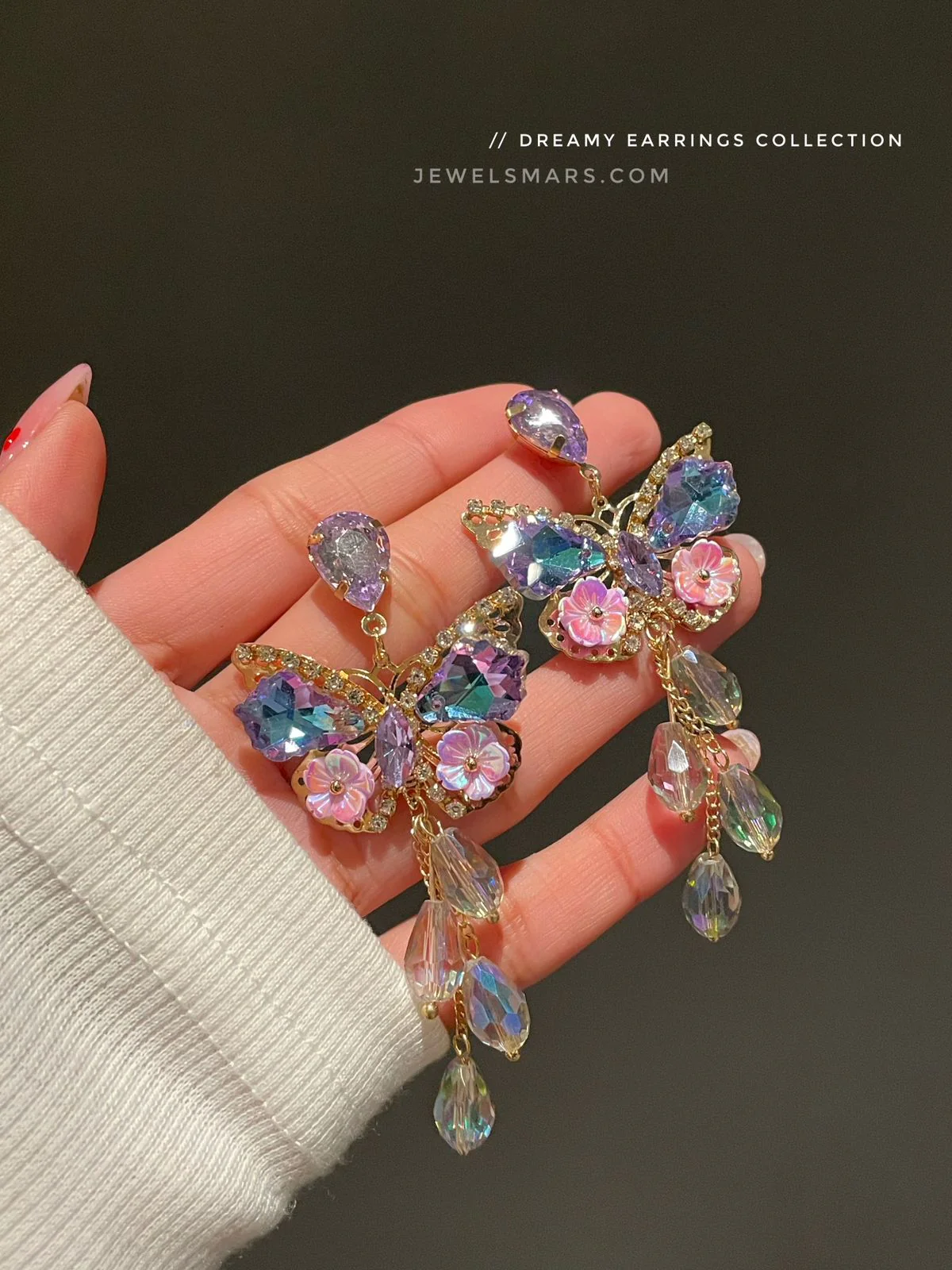 Emilia Dreamy Butterfly Earrings - Image 3