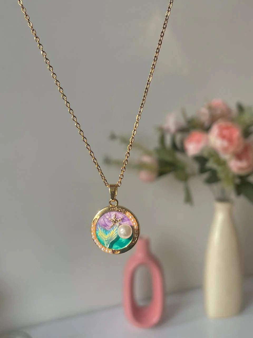 Enchanted Mermaid Vintage Necklace - Image 2