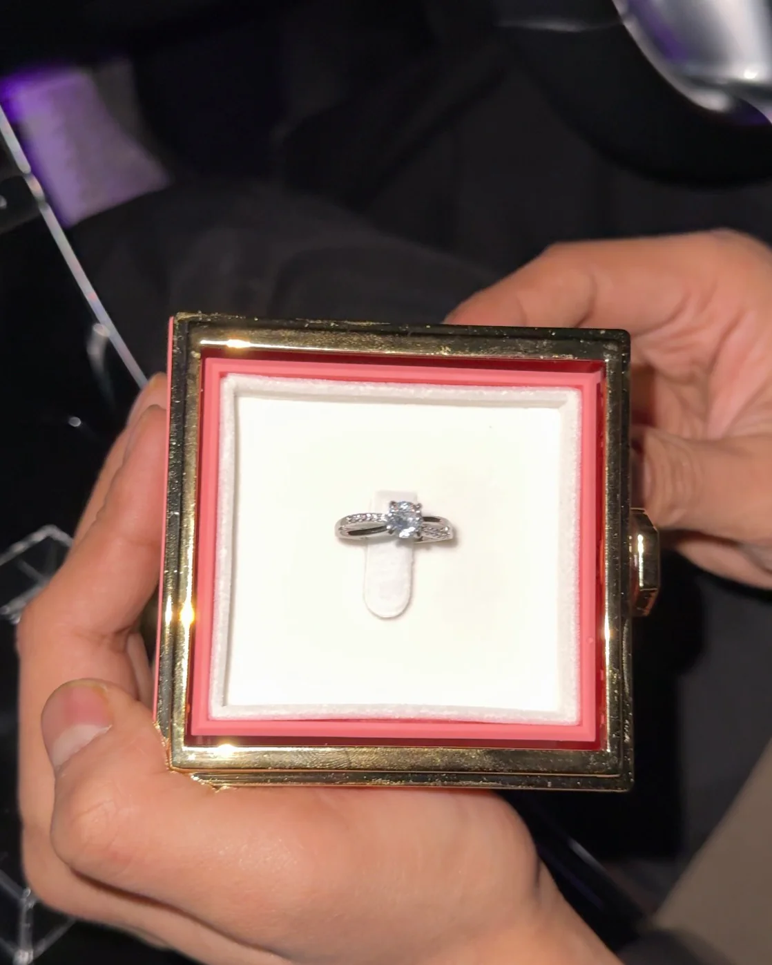 Eternal Love Rose Box Promise Ring
