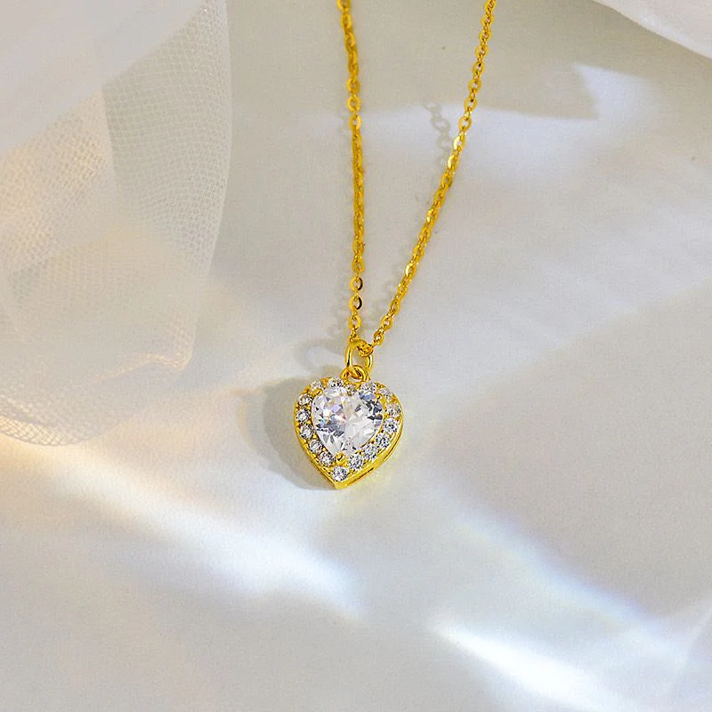 Eternal Twinkle Heart Necklace