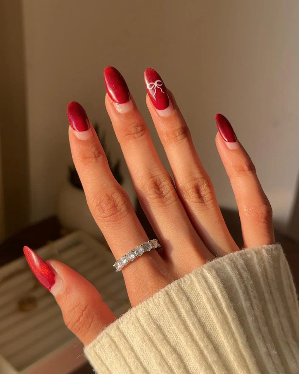 Ether Rhinestone Band Ring - Image 2