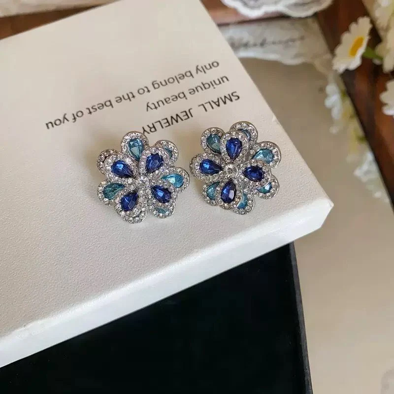 Ethereal Coded Flower Earrings - Image 2