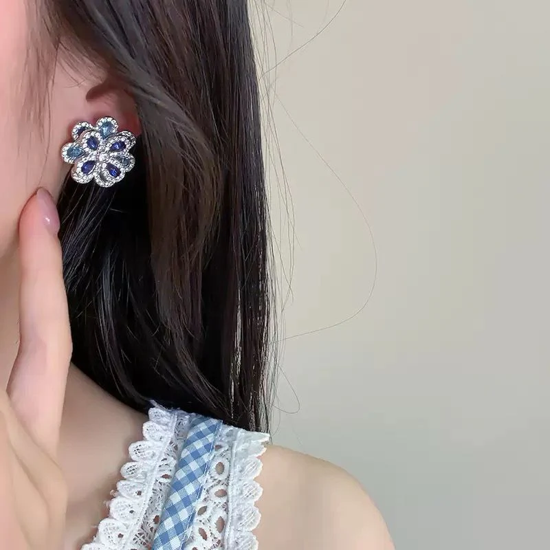 Ethereal Coded Flower Earrings - Image 3