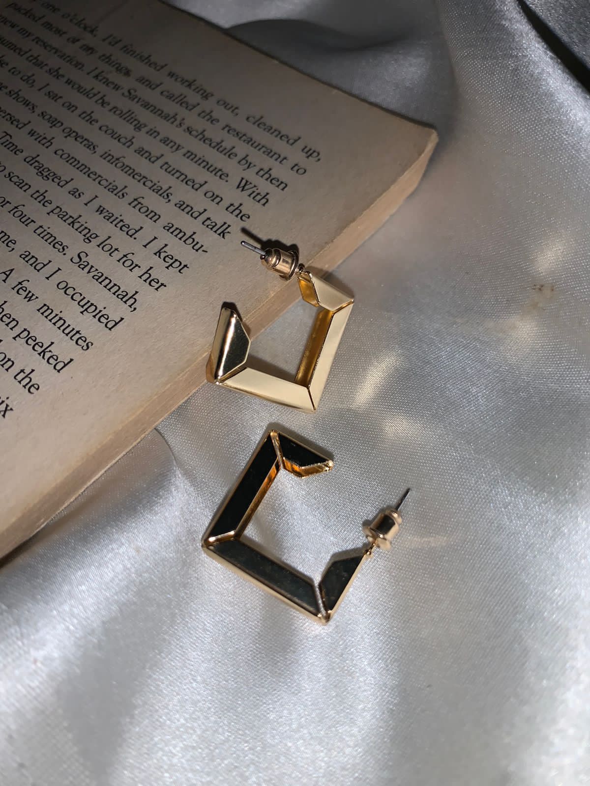 Everyday Square Hoops - Image 2